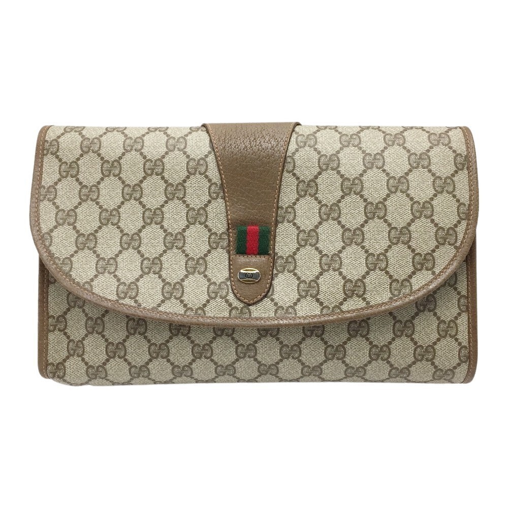 Gucci GG Clutch Bag Shoulder Sherry